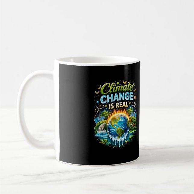 Caneca De Café Um Mundo em Aquecimento (Esquerda)