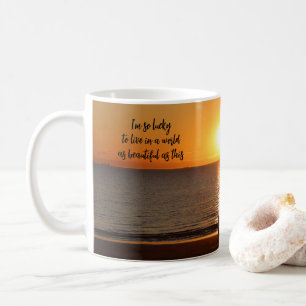 Caneca De Café "Um Mundo Tão Belo Quanto Este"