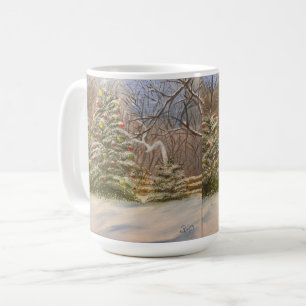Caneca De Café Um Natal na Floresta, por Gary Poling