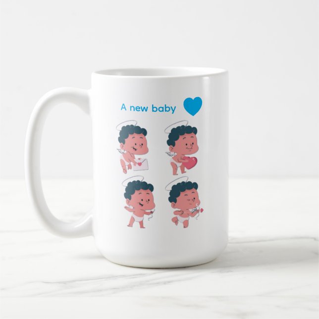 Caneca De Café Um novo bebê (Esquerda)