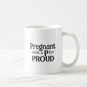 Caneca De Café Um novo e orgulhoso presente de tipografia materna