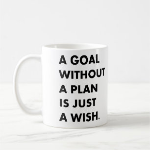 Caneca De Café Um objetivo sem plano