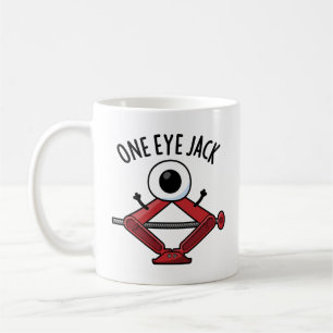 Caneca De Café Um Olho Jack Funny Carro Jack Pun