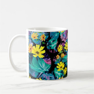 Caneca De Café Um padrão criativo de aquarelas,