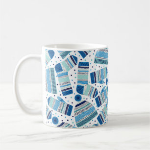 Caneca De Café Um padrão perfeito. Mentiras, bonés e lã, de ma