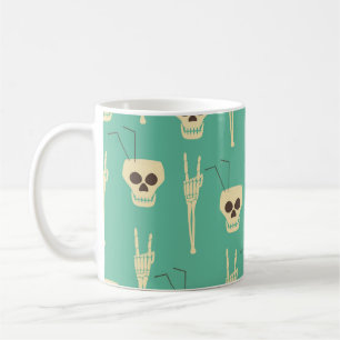 Caneca De Café Um padrão perfeito para o inferno. Crânios human