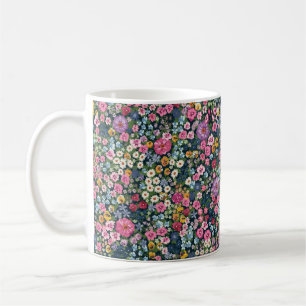 Caneca De Café Um padrão perfeito para o prado de verão. Planta