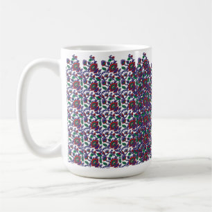 Caneca De Café Um padrão sem costura, simétrico, com repetições