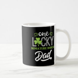 Caneca De Café Um Pai de Cavalo de Miniatura Sortudo, Horse Irish