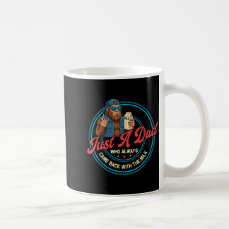 Caneca De Café Um pai que voltou com o leite pé grande papai