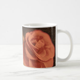Caneca De Café Um par de rosas no esboço3