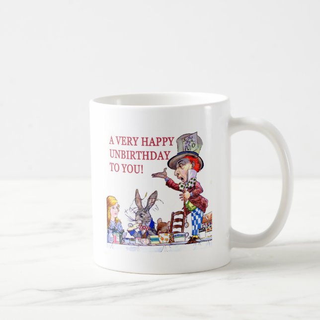 Caneca De Café Um Parabéns Muito Feliz Para Você! (Direita)