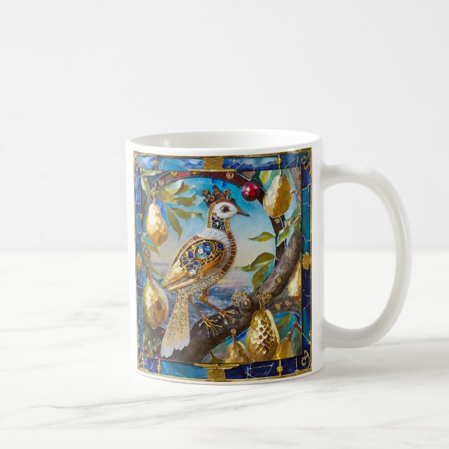 Caneca De Café Um Partucho em uma Árvore de Pera (Direita)