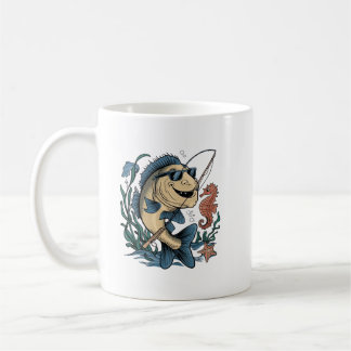 Caneca De Café um peixe sorridente
