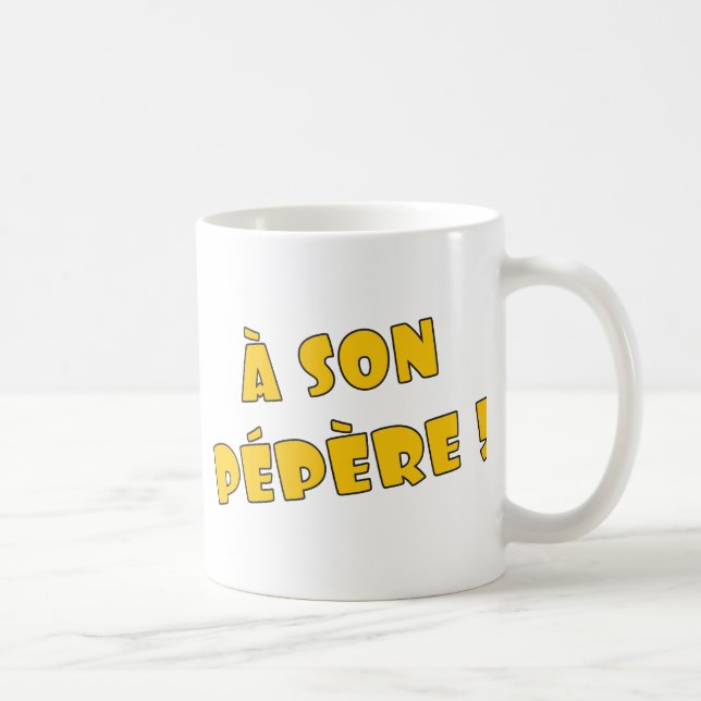 Caneca De Café Um pépère do filho! (Direita)