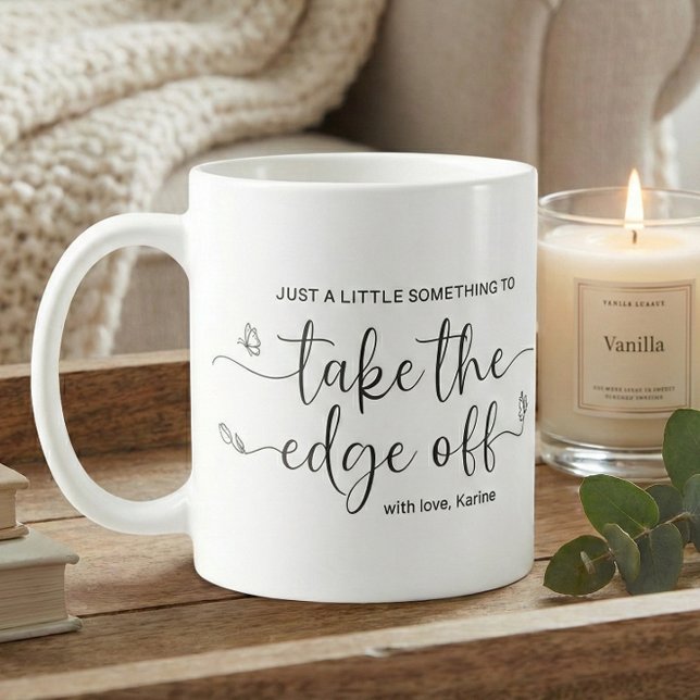 Caneca De Café Um Pequeno Algo para Tirar a Aresta (Criador carregado)