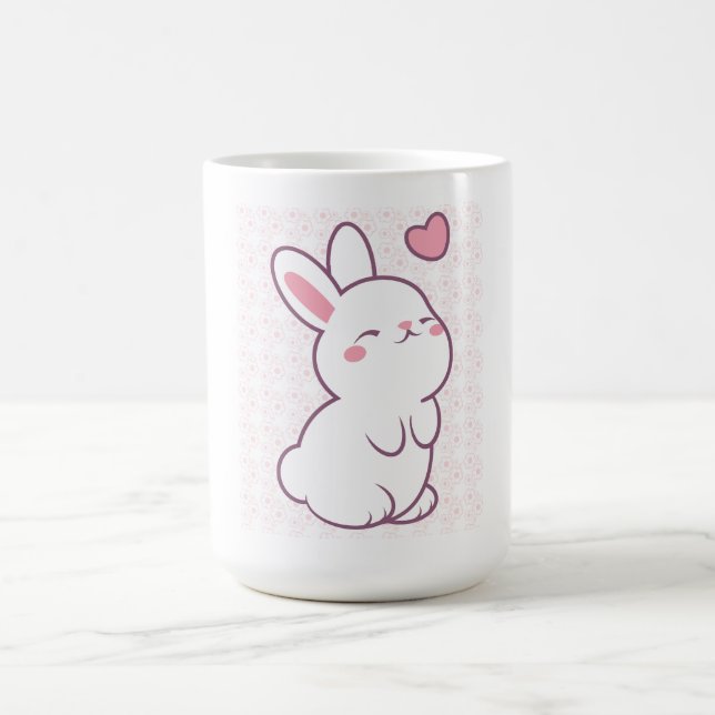 Caneca De Café Um Pequeno Coelho Feito de Sentimentos (Centro)