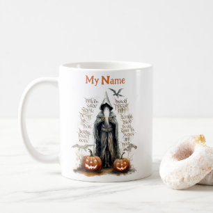 Caneca De Café Um pequeno mago: Taça Personalizada do Halloween