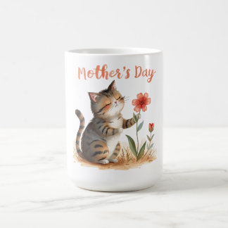 Caneca De Café Um Pequeno Presente de Gato para a Mamãe
