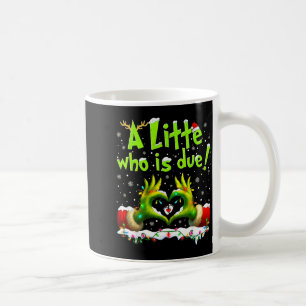 Caneca De Café Um Pequeno Quem É Devido Natal Divertido Anúncio d