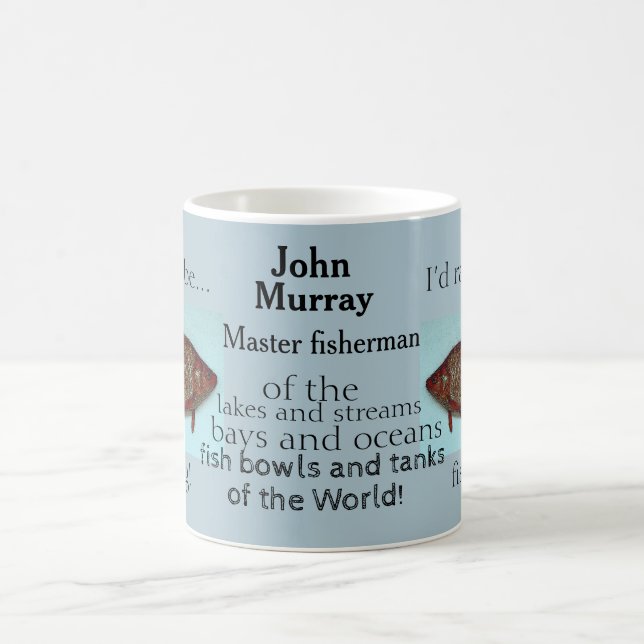 Caneca De Café Um pescador amador humorístico... preferencialment (Centro)