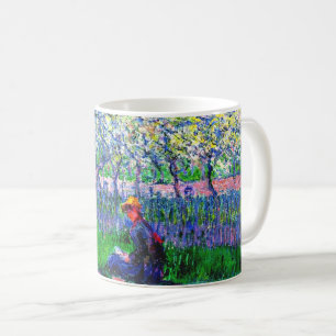 Caneca De Café Um pomar em Primavera por Monet,