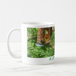 Caneca De Café "Um Pouco De Loucos", Esquilos Vermelhos De Cabeça