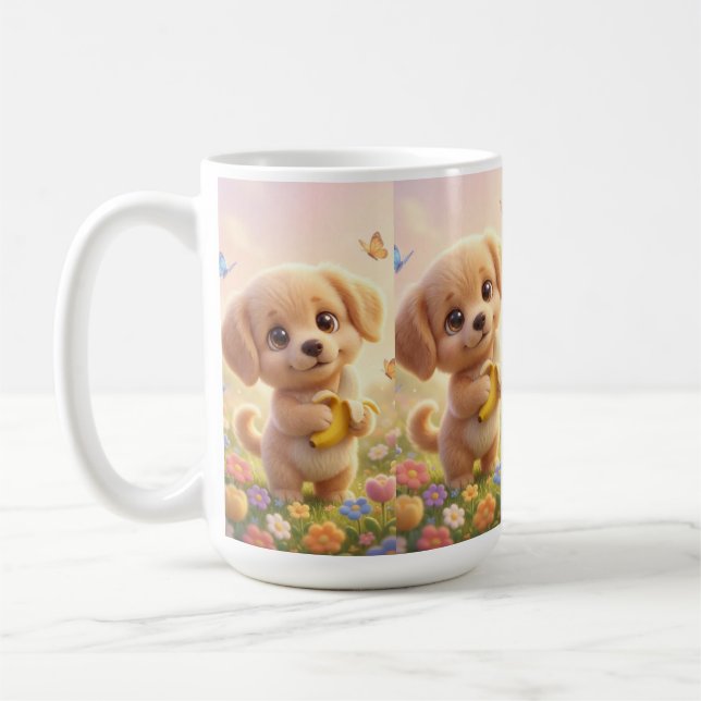 Caneca De Café Um Pouco de Sol e uma Banana (Esquerda)