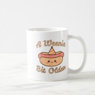 Caneca De Café Um Pouquinho Mais Velho Um Cachorro-Quente De Aniv