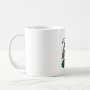 Caneca De Café Um Preguiça Para O Natal. Fofo, Preguiça De Natal 