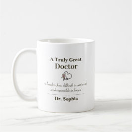 Caneca De Café Um Presente de Agradecimento a um Médico Verdadeir