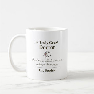 Caneca De Café Um Presente de Agradecimento a um Médico Verdadeir