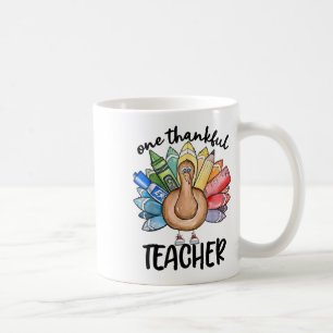 Caneca De Café Um Professor Agradável, Turquia Lápis, Ação de Gra