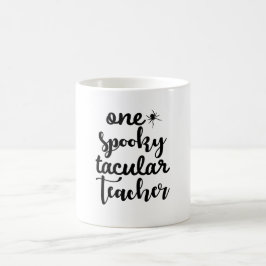 Caneca De Café Um Professor Tacular Spooky - Dia de as Bruxas eng