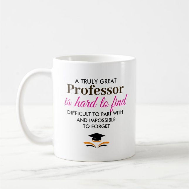 Caneca De Café Um Professor verdadeiramente Excelente - Nome Pers (Esquerda)