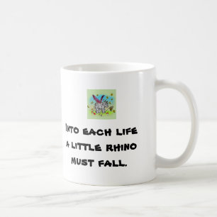 Caneca De Café Um rinoceronte pequeno