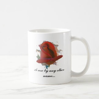 Caneca De Café Um rosa por algum outro conhecido…