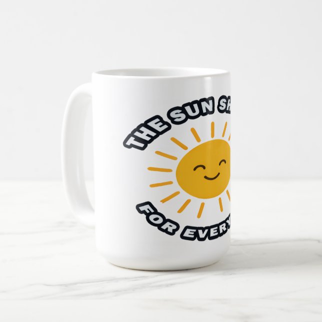 Caneca De Café Um Sol Lança Mug (Frente Esquerda)