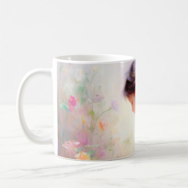 Caneca De Café Um sonho de dia das flores (Esquerda)