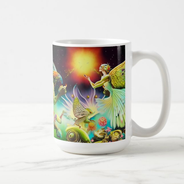 Caneca De Café Um Tempo de Pintura de Óleo Recompensa (Direita)