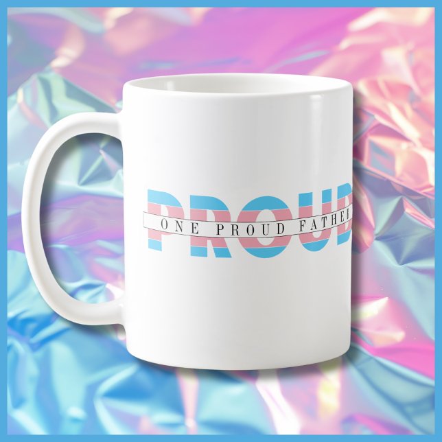 Caneca De Café Um Texto Personalizado de Direitos Altamente Trans (Criador carregado)