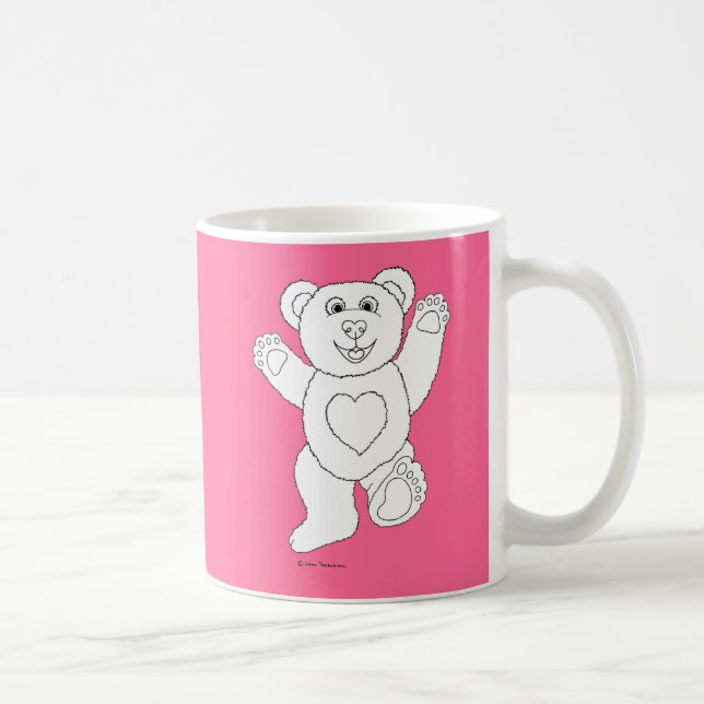 Caneca De Café Um ursinho afortunado (Direita)