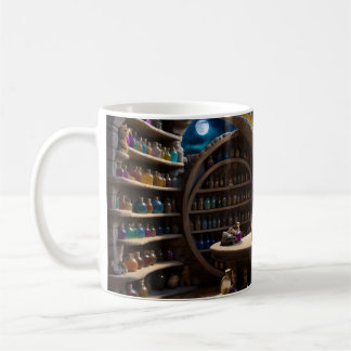 Caneca De Café Um urso e seu estudo mágico