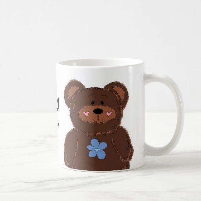 Caneca De Café Um Urso Muito Fofo (Direita)