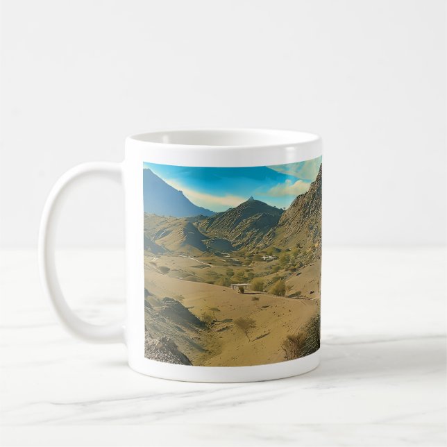 Caneca De Café Um vale do deserto sereno (Esquerda)