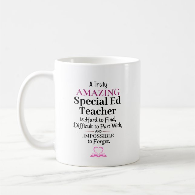 Caneca De Café Um Verdadeiramente Incrível Professor de Educação  (Esquerda)