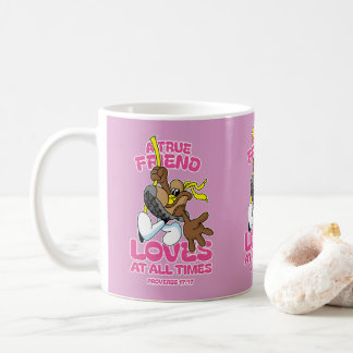 Caneca De Café Um Verdadeiro Amigo Ama em Todos os Momentos