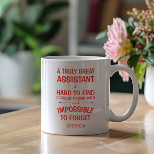 Caneca De Café Um Verdadeiro Assistente de Excelente com Nome