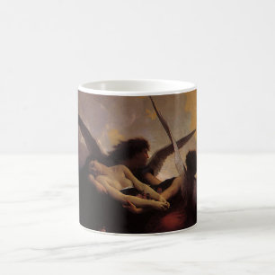 Caneca De Café Uma Alma Levada ao Céu por Bouguereau
