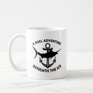Caneca De Café Uma Aventura da Enguia embaixo do Gelo Pesca Do